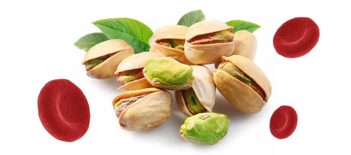 Properties pistachios for anemia