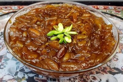 آموزش گام به گام طرز تهیه مربای پسته